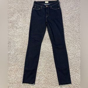 MOTHER Women's Straight Leg Jeans - Dark Blue